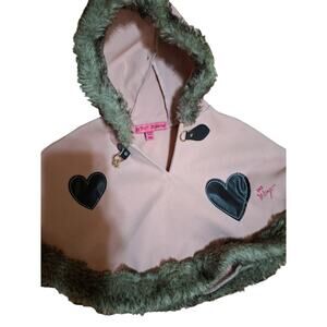 Pink hood coat 18 months machine wash  TODDER